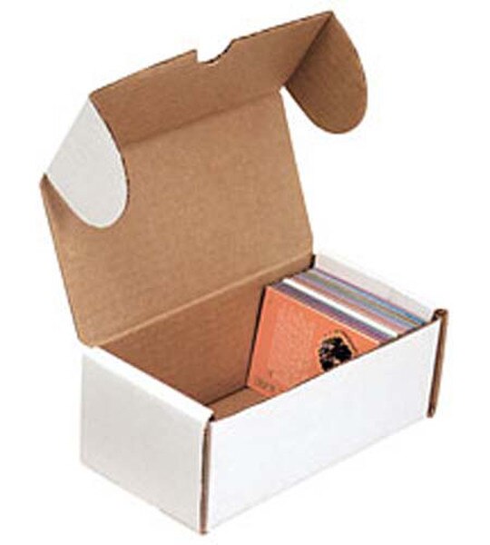 One-piece Trading Card BOXES - White Corrugated