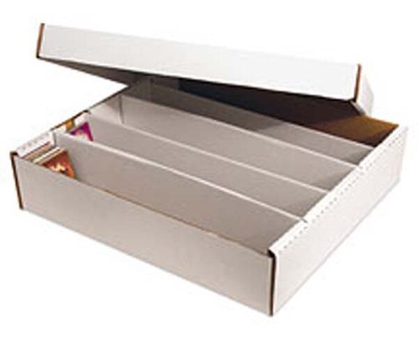 Trading Card Two-Piece Storage Box - Holds 5000 Cards